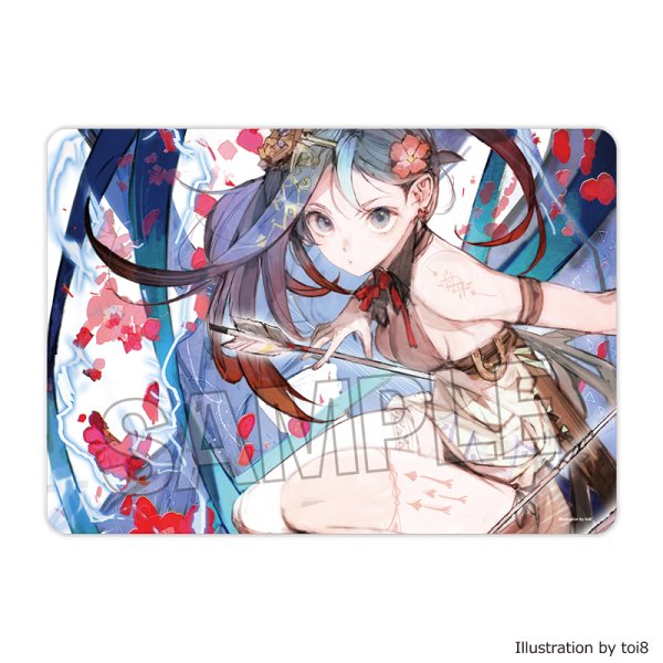 画像1:  【予約商品】  PROOF 工画堂スタジオイラストレーターセレクション　イラストプレイマットNT　toi8 狩りの女神 【25年10月発売】 (1)