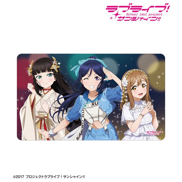 画像1:  【予約商品】  アルマビアンカ　ラブライブ！サンシャイン!! 描き下ろし AZALEA 3rdソロコンサートver. マルチデスクマット 【25年9月中旬発売】 (1)