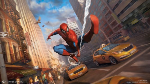 画像2: マジック・ザ・ギャザリング マーベル スパイダーマン プレイ・ブースター 日本語版 BOX（30パック入り）    (2)