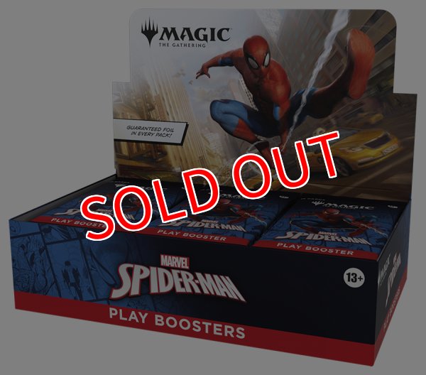 画像1:  【予約商品】  マジック・ザ・ギャザリング マーベル スパイダーマン プレイ・ブースター 英語版 BOX（30パック入り） 【25年9月26日発売】    (1)
