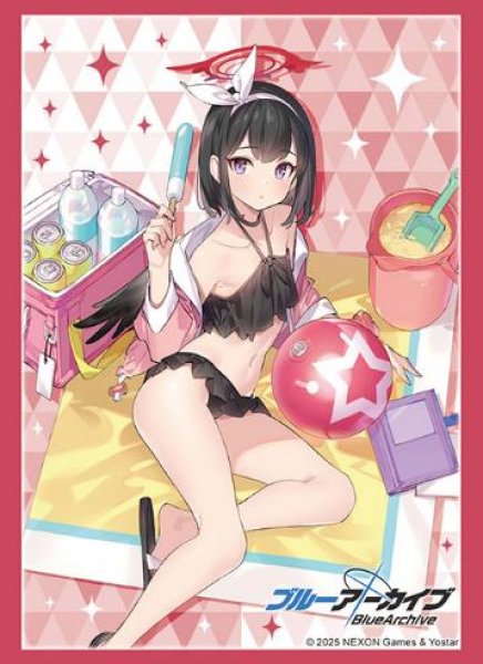 画像1:  【予約商品】  ブシロードスリーブコレクション Vol.4862　ブルーアーカイブ『マシロ(水着)』（75枚入り） 【25年8月29日発売】 (1)