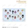 画像1:  【予約商品】  アルマビアンカ　物語シリーズ×STEINS;GATE 集合 ちびキャラ ウェディングドレス&タキシードver. マルチデスクマット 【25年9月中旬発売】    (1)