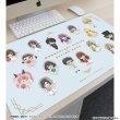 画像2:  【予約商品】  アルマビアンカ　物語シリーズ×STEINS;GATE 集合 ちびキャラ ウェディングドレス&タキシードver. マルチデスクマット 【25年9月中旬発売】    (2)