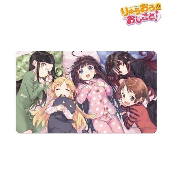 画像1:  【予約商品】  アルマビアンカ　りゅうおうのおしごと！ 集合 原作イラスト マルチデスクマット ver.B 【25年10月上旬発売】    (1)