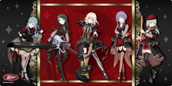 画像1:  【予約商品】  ブシロード ラバーマットコレクション V2 Vol.1705　BanG Dream!『Ave Mujica』10周年ver. 【25年9月12日発売】    (1)