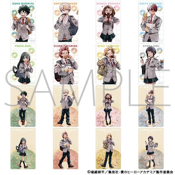 画像1:  【予約商品】  ムービック　「僕のヒーローアカデミア（アニメ版）」メモリアルクリアカードコレクション BOX（8パック入り） 【25年9月中旬発売】 (1)