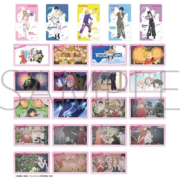 画像1:  【予約商品】  ムービック　「ウィッチウォッチ（アニメ版）」メモリアルクリアカードコレクション BOX（12パック入り） 【25年9月中旬発売】 (1)