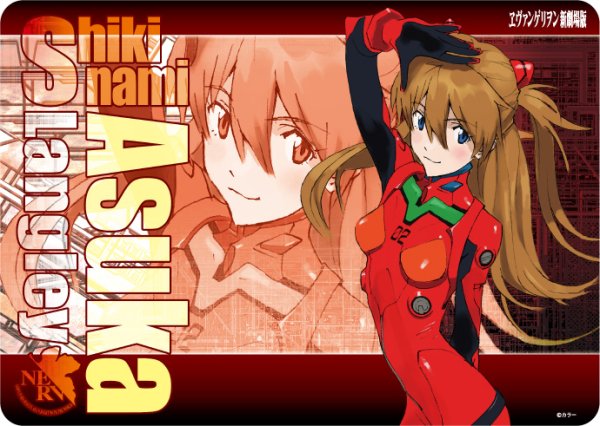画像1:  【予約商品】  キャラクター万能ラバーマット　『ヱヴァンゲリヲン新劇場版：破』「式波・アスカ・ラングレー」リバイバル 【25年10月11日発売】 (1)