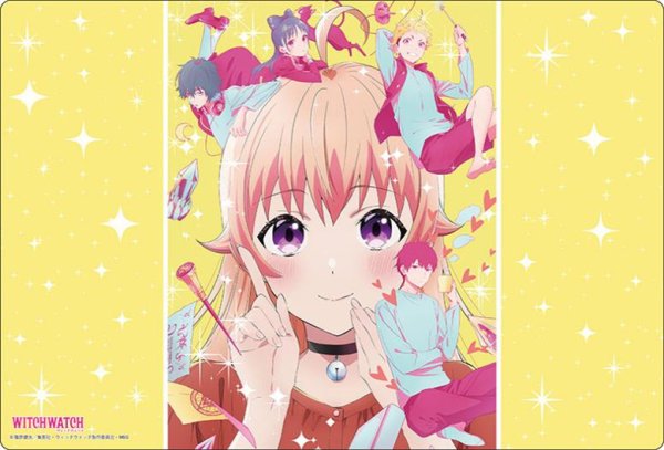 画像1:  【予約商品】  ブシロード ラバーマットコレクション V2 Vol.1776　TVアニメ『ウィッチウォッチ』Part.2 【25年9月26日発売】 (1)