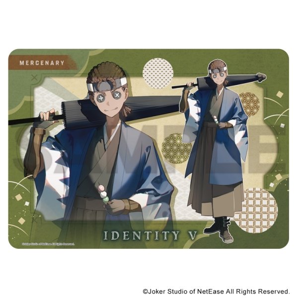 画像1:  【予約商品】  クラックス　Identity V 第五人格　ラバーマット　傭兵　京都 【25年10月発売】 (1)