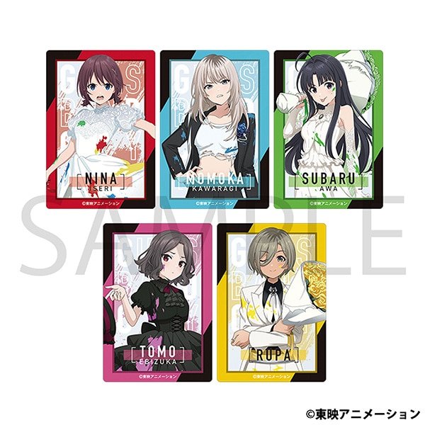 画像1:  【予約商品】  ムービック　「ガールズバンドクライ（アニメ版）」アクリルシートコレクション BOX（5パック入り） 【25年10月4日発売】 (1)