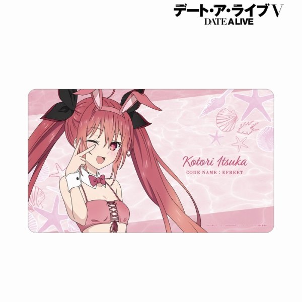 画像1:  【予約商品】  アルマビアンカ　アニメ「デート・ア・ライブV」 描き下ろし 五河琴里 水着バニーver. マルチデスクマット 【25年11月上旬発売】 (1)