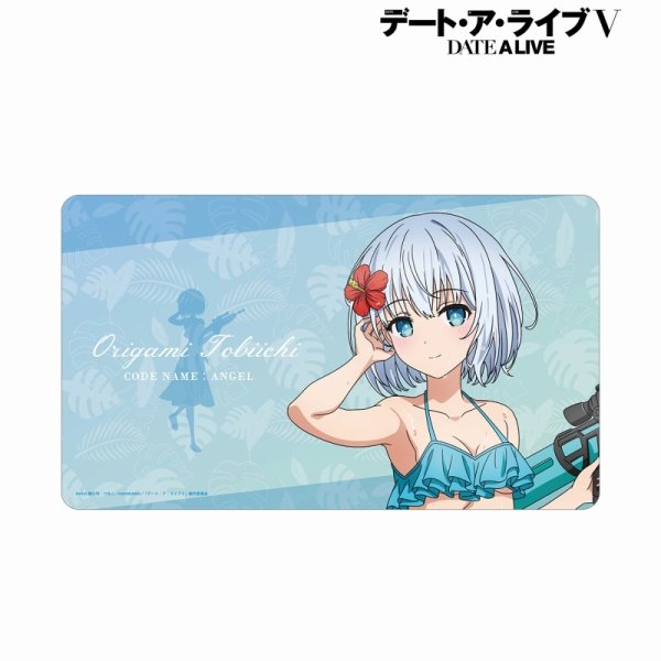画像1:  【予約商品】  アルマビアンカ　アニメ「デート・ア・ライブV」 描き下ろし 鳶一折紙 デート・ア・バカンスver. マルチデスクマット 【25年11月上旬発売】 (1)