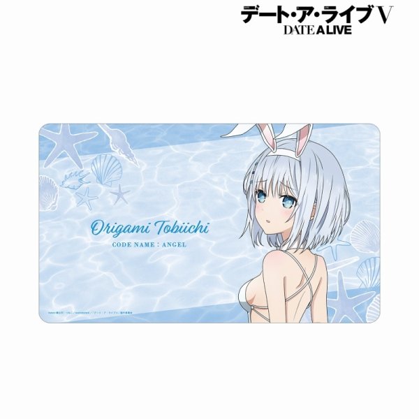 画像1:  【予約商品】  アルマビアンカ　アニメ「デート・ア・ライブV」 描き下ろし 鳶一折紙 水着バニーver. マルチデスクマット 【25年11月上旬発売】 (1)