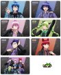画像3:  【予約商品】  アルマビアンカ　魔入りました！入間くん 描き下ろし ウァラク・クララ ブラックコーデver. マルチデスクマット 【25年10月下旬発売】 (3)
