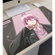 画像2:  【予約商品】  アルマビアンカ　魔入りました！入間くん 描き下ろし アスモデウス・アリス ブラックコーデver. マルチデスクマット 【25年10月下旬発売】 (2)
