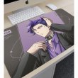 画像2:  【予約商品】  アルマビアンカ　魔入りました！入間くん 描き下ろし ナベリウス・カルエゴ ブラックコーデver. マルチデスクマット 【25年10月下旬発売】 (2)