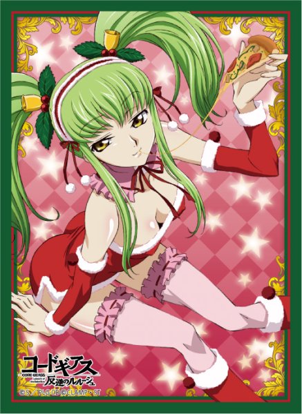 画像1:  【予約商品】  ブロッコリーキャラクタースリーブ　コードギアス 反逆のルルーシュ「C.C.」クリスマスVer. リバイバル（65枚入り） 【25年11月22日発売】 (1)