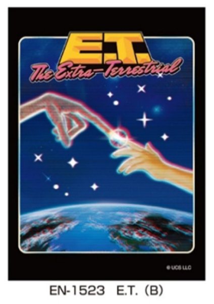 画像1:  【予約商品】  ユニバーサル映画 E.T. キャラクタースリーブ E.T.（B）(EN-1523）（65枚入り） 【25年11月21日発売】 (1)