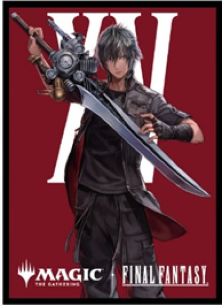 画像1:  【予約商品】  『マジック：ザ・ギャザリング――FINAL FANTASY』 プレイヤーズカードスリーブ MFS-37 「キャラクター」ボーダーレス版 《ルシスの王子、ノクティス》（80枚入り） 【25年11月28日発売】    (1)