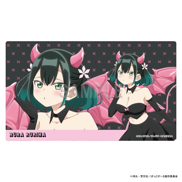 画像1:  【予約商品】  シーワン　ばっどがーる ラバーマット 瑠璃葉 るら 小悪魔ver 【25年9月発売】 (1)