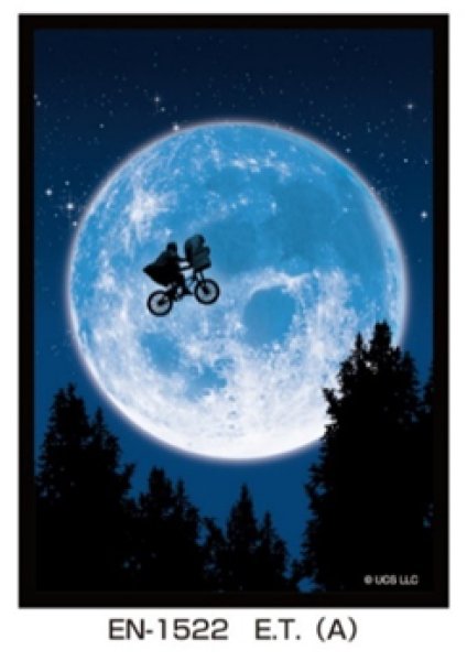 画像1:  【予約商品】  ユニバーサル映画 E.T. キャラクタースリーブ E.T.（A）(EN-1522）（65枚入り） 【25年11月21日発売】 (1)