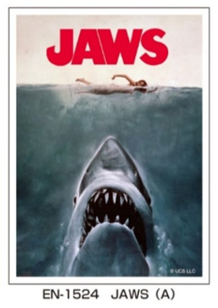画像1:  【予約商品】  ユニバーサル映画 JAWS キャラクタースリーブ JAWS（A）(EN-1524）（65枚入り） 【25年11月21日発売】 (1)