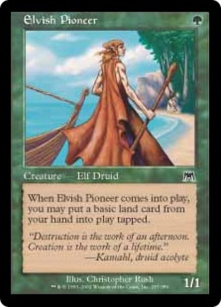 画像1: ※特価※【ONS】※Foil※《エルフの開拓者/Elvish Pioneer》【C】 (1)