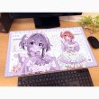 画像2:  【予約商品】  カーテン魂　彼女、お借りします　描き下ろしラバーマット（八重森みに／ジャージメイド） 【25年12月中旬発売】 (2)