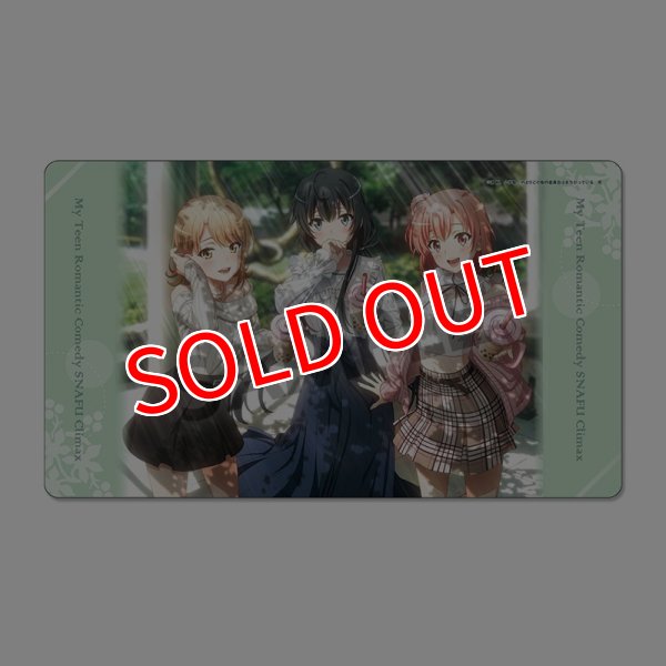 画像1:  【予約商品】  ホビーストック　やはり俺の青春ラブコメはまちがっている。完  描き下ろしラバーマット  雪乃＆結衣＆いろは 公園デート ver 【25年10月発売】 (1)