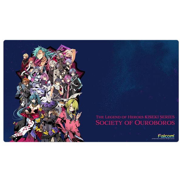 画像1:  【予約商品】  カーテン魂　日本ファルコム ラバーマット（英雄伝説 軌跡シリーズ／Ouroboros） 【25年12月中旬発売】    (1)