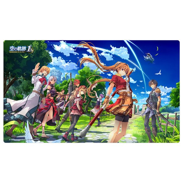 画像1:  【予約商品】  カーテン魂　英雄伝説 空の軌跡 the 1st ラバーマット（軌跡のはじまる場所へ） 【25年12月中旬発売】    (1)