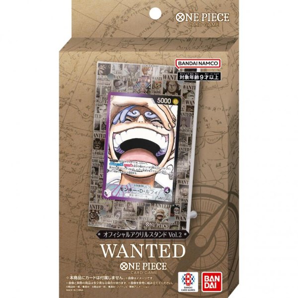 画像1:  【再販予約商品】  ONE PIECEカードゲーム オフィシャルアクリルスタンド Vol.2 『WANTED』 【25年9月下旬再販】    (1)