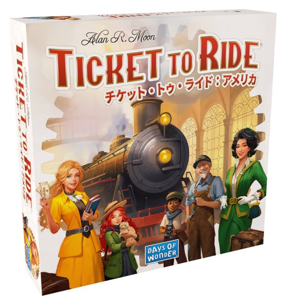 画像1:  【予約商品】  チケット・トゥ・ライド：アメリカ　2025年新版 日本語版 【25年9月下旬発売】 (1)