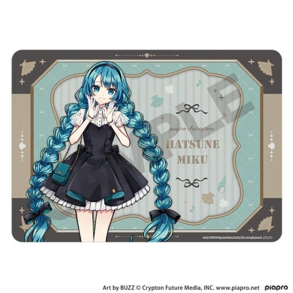 画像1:  【予約商品】  クラックス 初音ミク　ラバーマット　初音ミク　レトロ☆神戸2025 【25年12月発売】 (1)