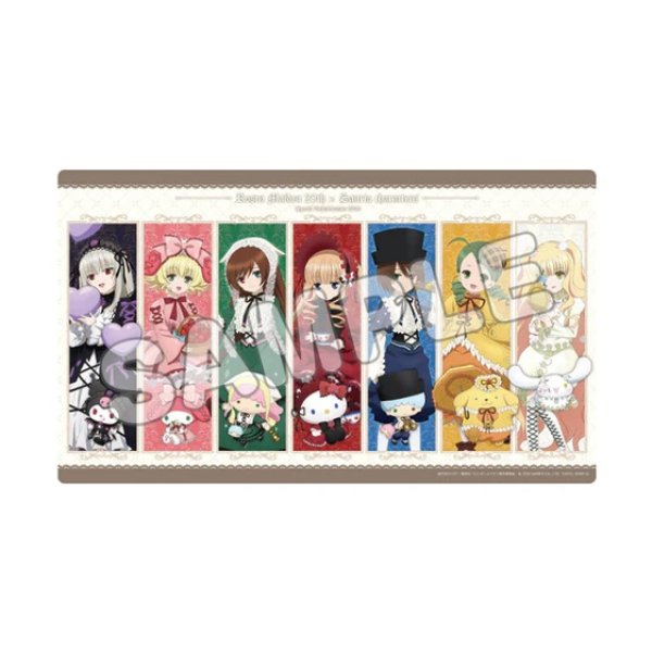 画像1:  【予約商品】  TBSグロウディア　ローゼンメイデン×サンリオキャラクターズ／デスクマット 【25年10月発売】 (1)