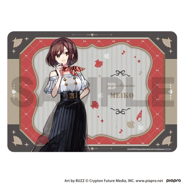画像1:  【予約商品】  クラックス 初音ミク　ラバーマット　MEIKO　レトロ☆神戸2025 【25年12月発売】 (1)