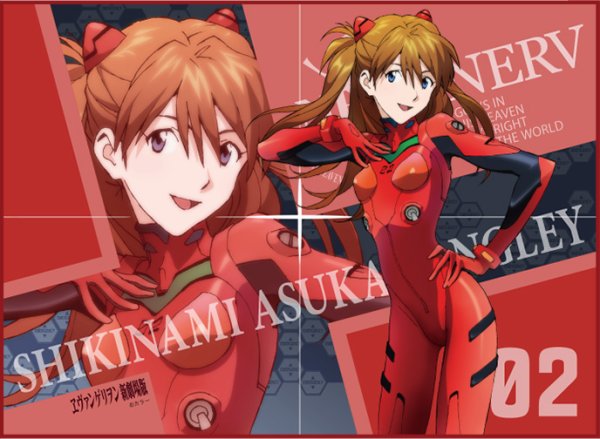 画像1:  【予約商品】  TCG万能プレイマット   『ヱヴァンゲリヲン新劇場版』「式波・アスカ・ラングレー」リバイバル 【26年2月14日発売】    (1)