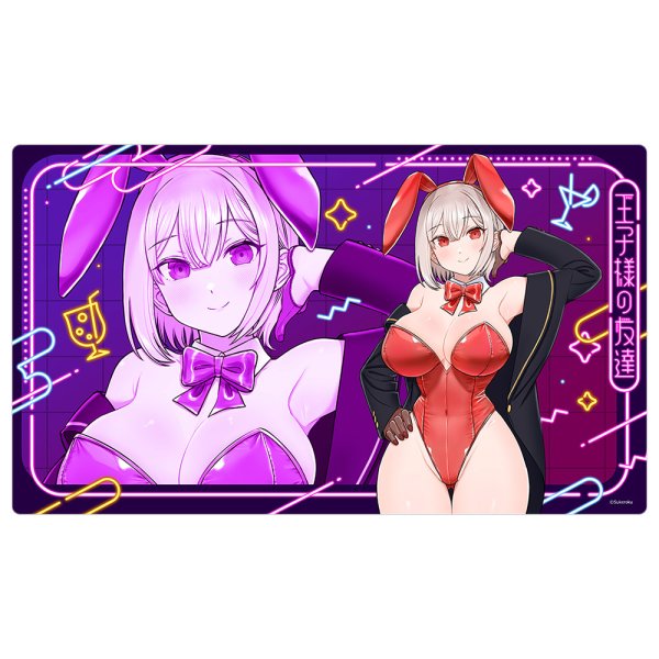 画像1:  【予約商品】  カーテン魂　王子様の友達 ラバーマット（藍田美明／バニー） 【25年12月中旬発売】 (1)