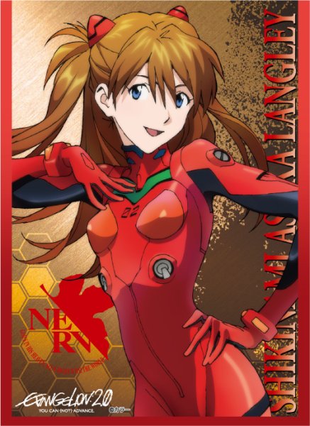 画像1:  【予約商品】  ブロッコリーキャラクタースリーブ プラチナグレード『ヱヴァンゲリヲン新劇場版：破』「式波・アスカ・ラングレー」リバイバル（65枚入り） 【26年2月14日発売】    (1)