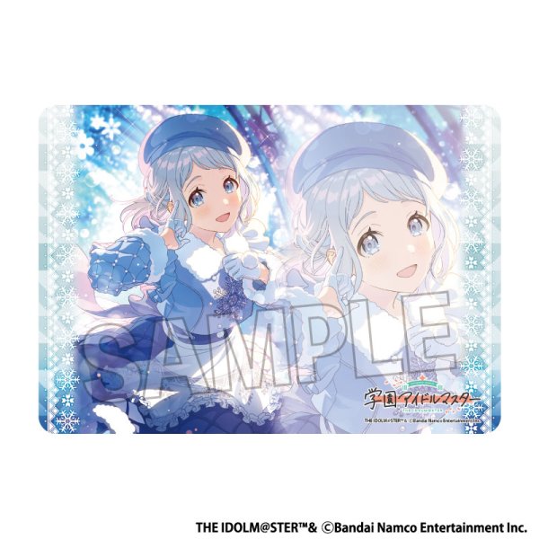 画像1:  【予約商品】  PROOF 学園アイドルマスター イラストプレイマットNT White Night! White Wish! 葛城リーリヤ 【25年11月発売】 (1)