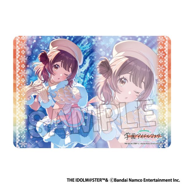 画像1:  【予約商品】  PROOF 学園アイドルマスター イラストプレイマットNT White Night! White Wish! 花海佑芽 【25年11月発売】 (1)