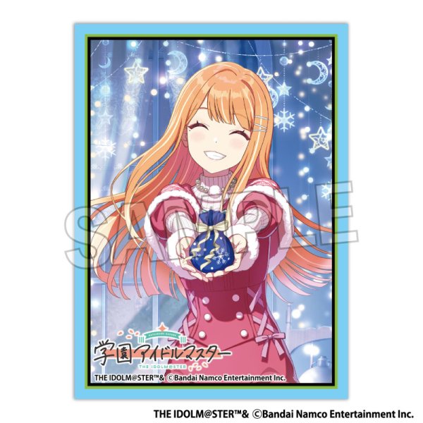 画像1:  【予約商品】  PROOF 学園アイドルマスター イラストスリーブMAT Tame-Lie-One-Step '24クリスマス 紫雲清夏（80枚入り） 【25年11月発売】 (1)