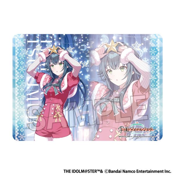 画像1:  【予約商品】  PROOF 学園アイドルマスター イラストプレイマットNT Luna say maybe '24クリスマス 月村手毬 【25年11月発売】 (1)