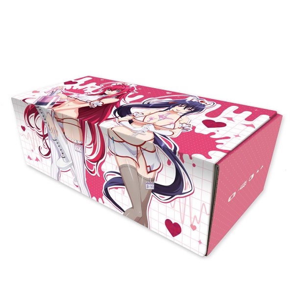 画像1:  【予約商品】  カーテン魂　ハイスクールD×D HERO ストレージボックス（リアス・グレモリー＆姫島朱乃／白ナース） 【26年2月上旬発売】 (1)