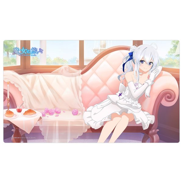 画像1:  【予約商品】  カーテン魂　魔女の旅々 描き下ろしラバーマット（イレイナ／舞踏会） 【26年2月上旬発売】 (1)