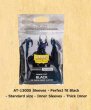 画像1:  【再販予約商品】  AT-13005 Sleeves - Perfect fit Black  - Standard size - Inner Sleeves - Thick Inner  極厚インナースリーブ ブラック（100枚入り） 【25年11月下旬再販】 (1)