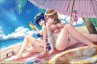 画像1:  【予約商品】  ブシロード ラバーマットコレクション V2 Vol.1833　ドルフィンウェーブ『みちる＆紫苑』クールなモデルのバカンス？ver. 【25年11月21日発売】 (1)