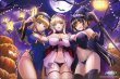 画像1:  【予約商品】  ブシロード ラバーマットコレクション V2 Vol.1835　ドルフィンウェーブ『詩絵&ヴィーナ&アマデア』Happy Halloween！オトナな私も楽しみたい！ver. 【25年11月21日発売】 (1)