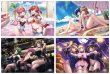 画像2:  【予約商品】  ブシロード ラバーマットコレクション V2 Vol.1834　ドルフィンウェーブ『杏里&夕離&アマデア』オトナなクリスマスナイトver. 【25年11月21日発売】 (2)